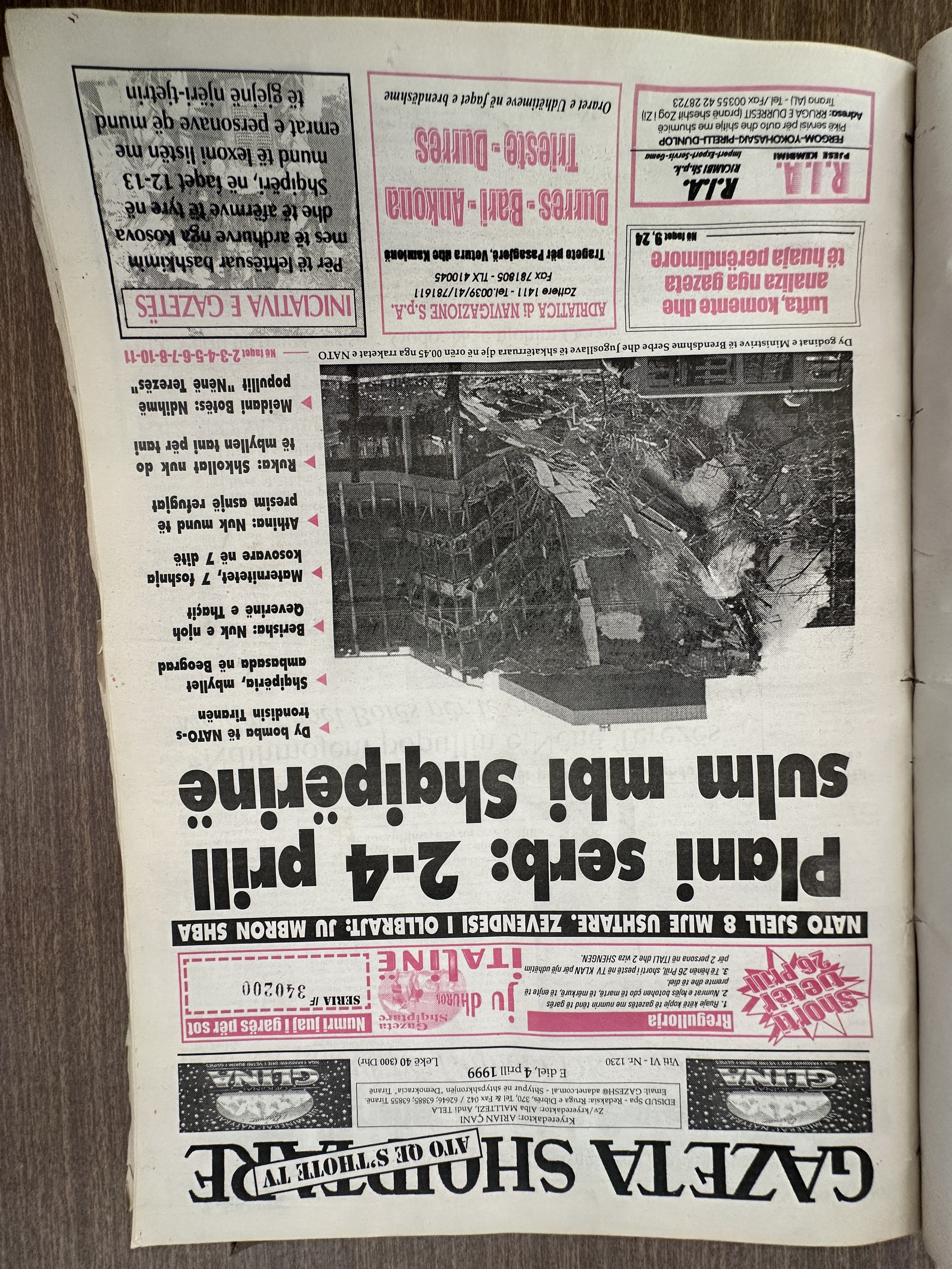 Gazeta Shqiptare 1999-04-04